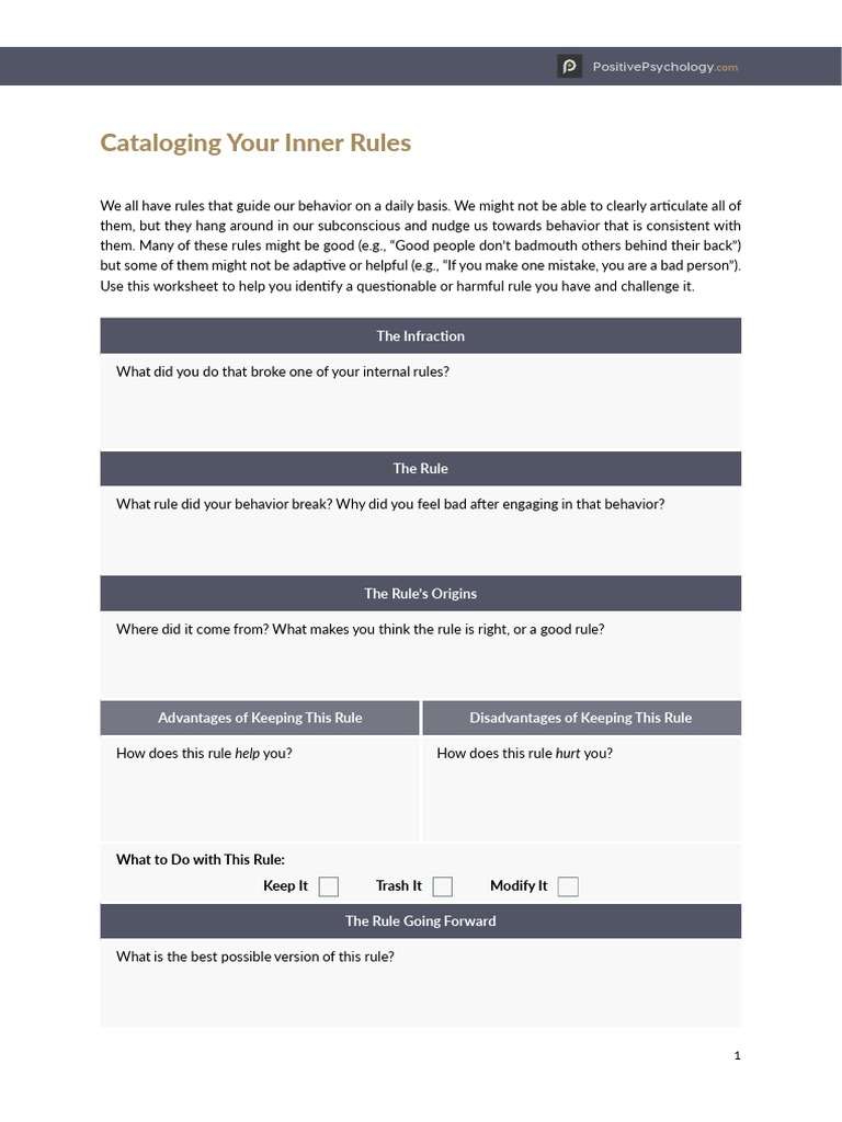 CatalogingYourInnerRules PDF