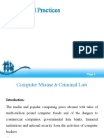 Computer Misuse and Criminal Law