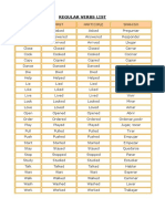 List of Verbs