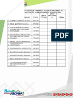 Lista de Vacunación de Recicladores