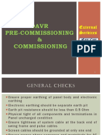 DVR Pre-Commissioning and Commissioning