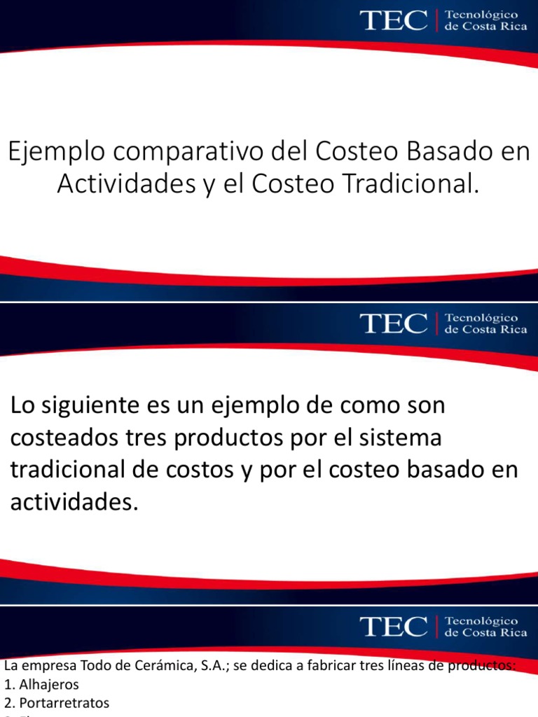 Comparativa de Costeo Tradicional y ABC | PDF | Economias