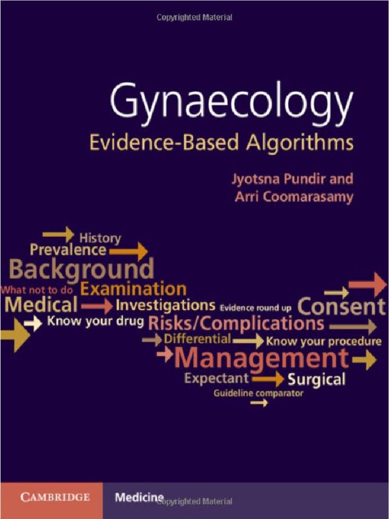 Gynaecology Evidence Based Algorithms | PDF