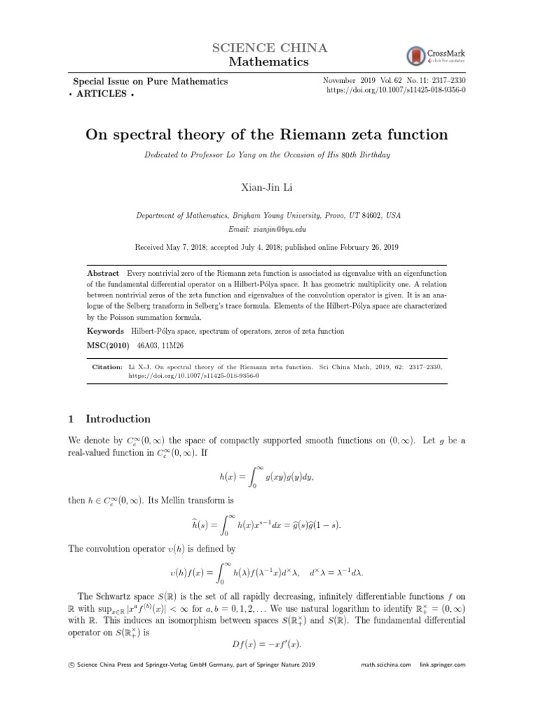 Unveiling the Mathematical Prowess of Science China