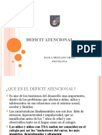 Taller Deficit Atencional para Profes