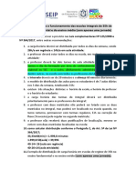 Orientações para o Funcionamento Das Escolas Integrais 35h (2023)