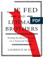 (Studies in Macroeconomic History) Laurence M. Ball - The Fed and Lehman Brothers - Setting The Record Straight On A Financial Disaster (2018, Cambridge University Press) - Libgen - Li