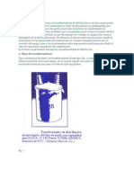 Partes de Un Transformador de Distribución Sumergido en Aceite