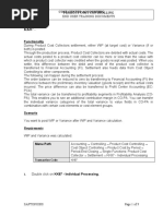 KK87 Settlement of Prod. Cost Coll - Individual