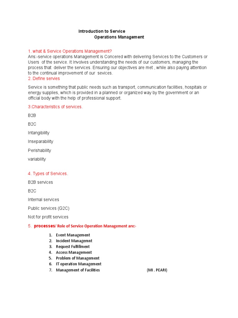 Semester 8 (Service Operation Management) | PDF | Brand | Supply Chain