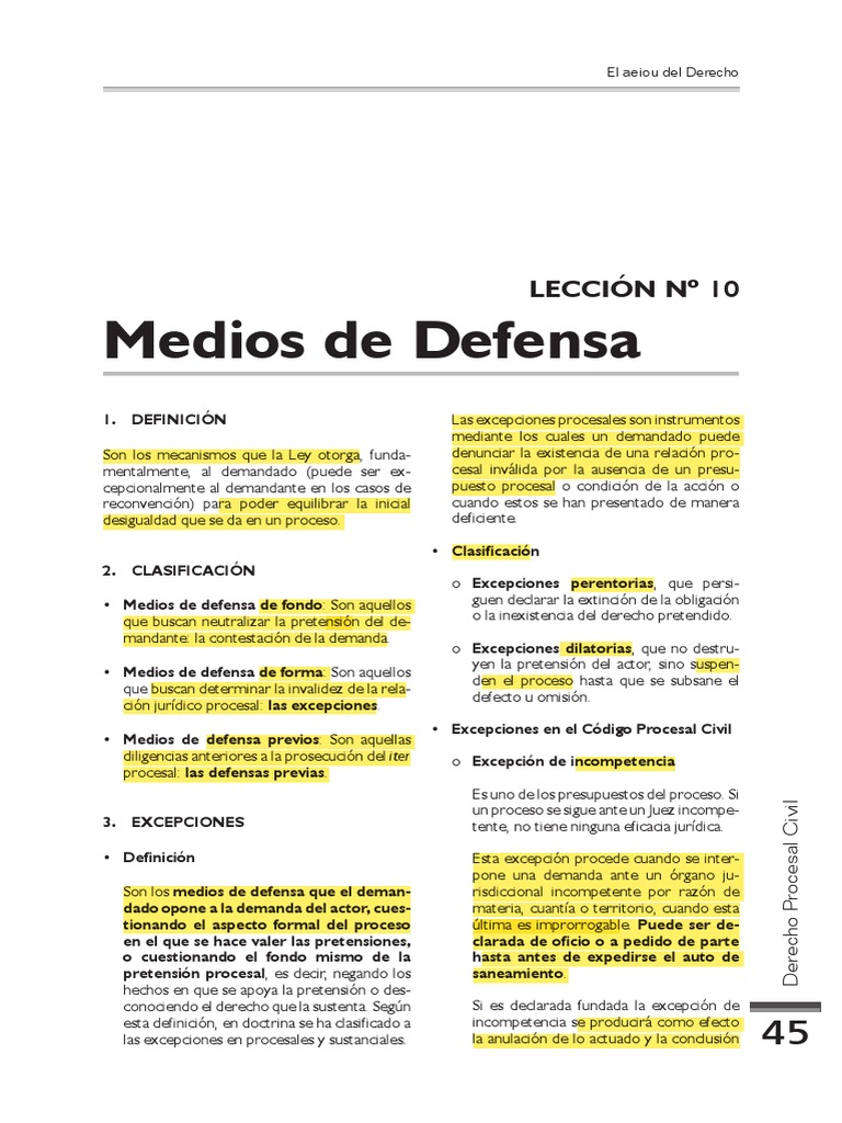 excepciones-y-def-previas-pdf-ley-procesal-demanda-judicial