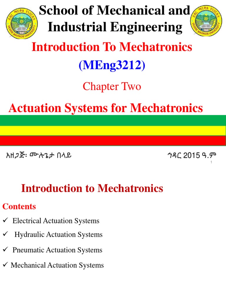 2 Actuation Systems For Mechatronics PDF