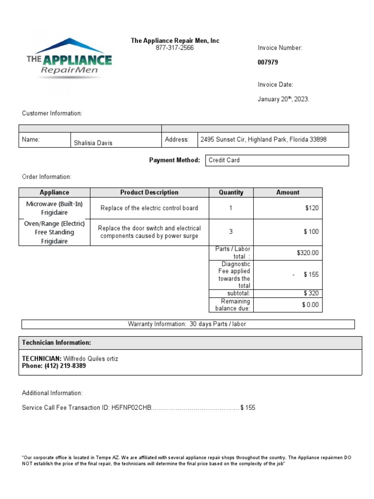 Invoice Format | PDF