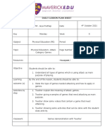 Yr6 Physical Education Mon 04.10.2021