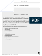 SAP SD - Quick Guide