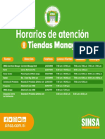 Horarios y Ubicaciones SINSA PDF