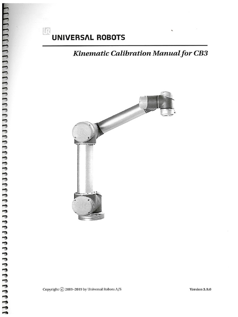 UR3 Kinematic Calibration Manual PDF