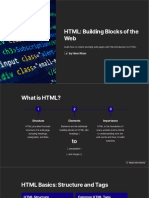 HTML Building Blocks of The Web