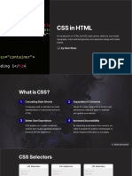 CSS in HTML