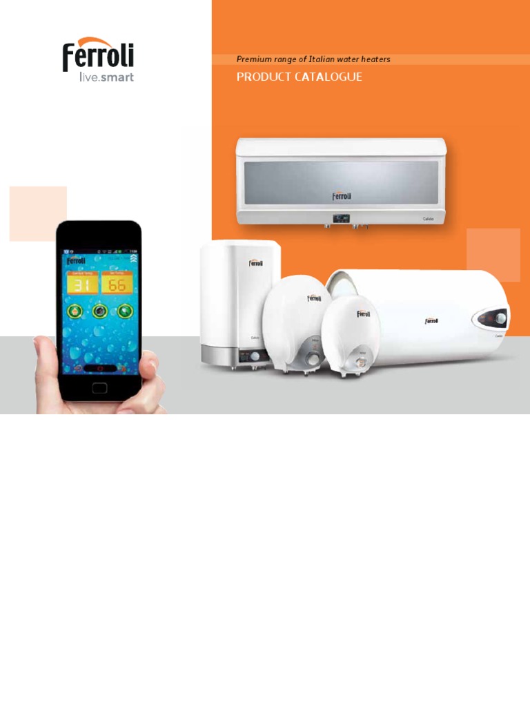 Ferroli Premium Water Heater Catalogue | PDF
