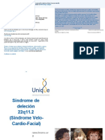 22q11.2 Deletion Syndrome (Velo-Cardio-Facial Syndrome) FTNP Es