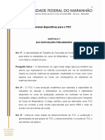 Universidade Federal Do Maranhão: Normas Específicas para o TCC