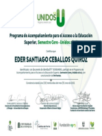 Certificado Semestre Cero 2022132000