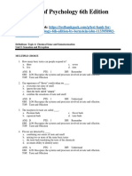 Essentials of Psychology 6th Edition Bernstein Test Bank 1