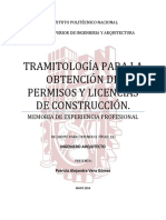 Tramitología Para La Obtención de Permisos y Licencias de Construcción