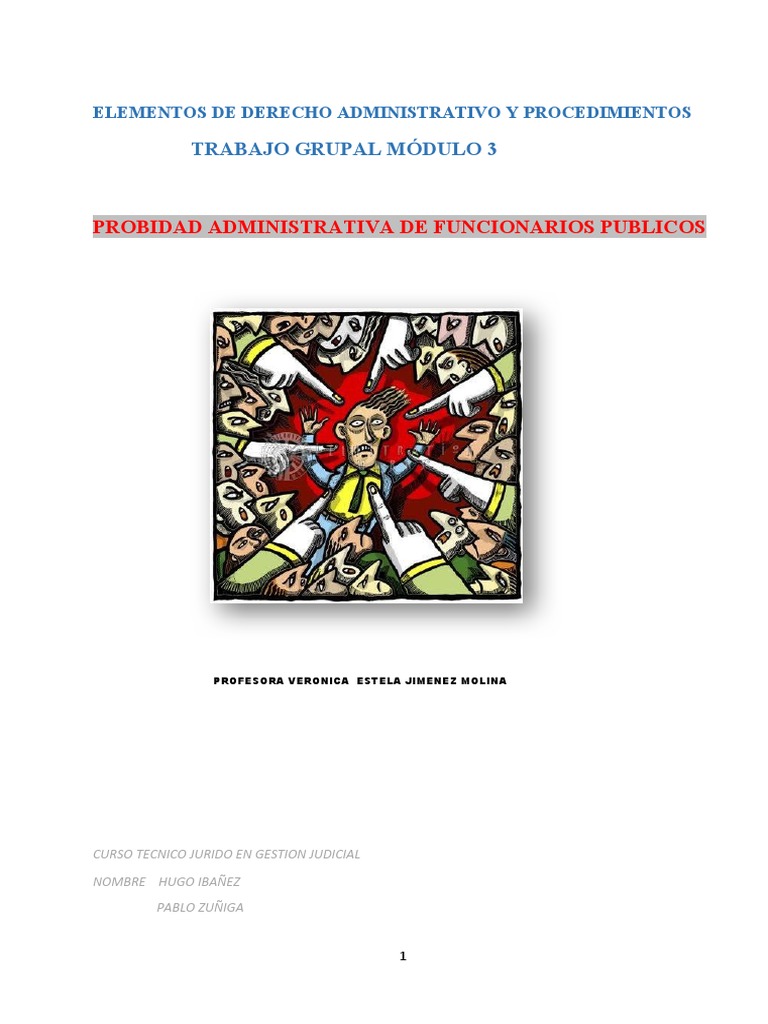 Probidad Administrativa Pdf Gobierno Ciencias Políticas