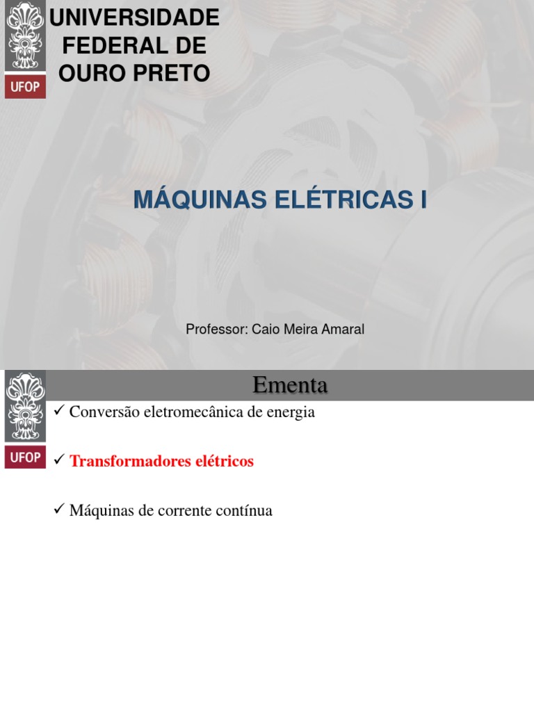 Transformadores Elétricos Final Pdf Transformador Magnetismo
