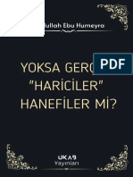 Yoksa Gerçek - Hariciler - Hanefiler Mi