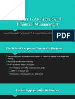 Chapter 1 - An Overview of Financial Management