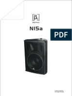 β3 N15a Plastic Speaker English Manual