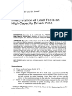 Leonards e Loveel-Interpretation of Load Tests On High-Capacity Driven Piles