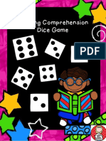 Reading Comprehension Dice Game