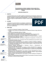 Directiva para La Fiscalización de Los Pesos y Medidas Vehiculares