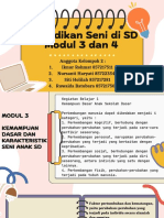 Modul 3,4 Pend. Seni Di SD Kel. 2