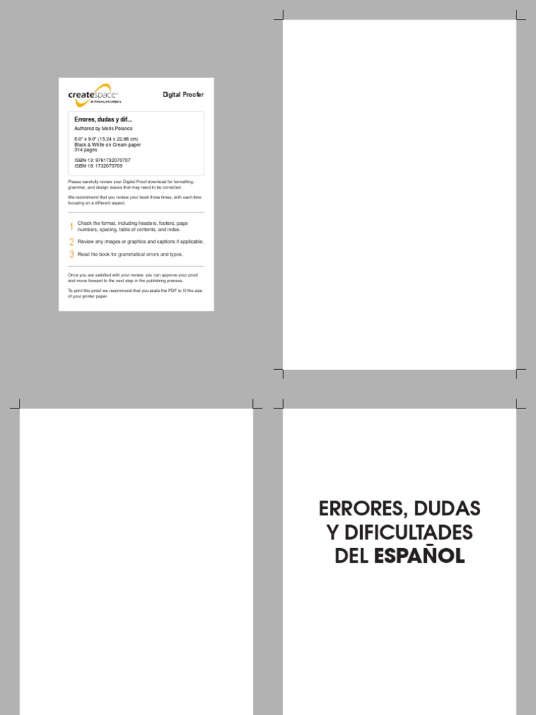 Errores Dudas y Dificultades Del Espanol PDF