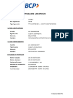 Transferencia A Cuentas de Terceros