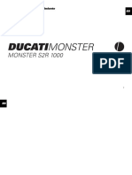 Manual de Uso y Mantenimiento Ducati Monster S2R 1000 2006 Español y Portugués