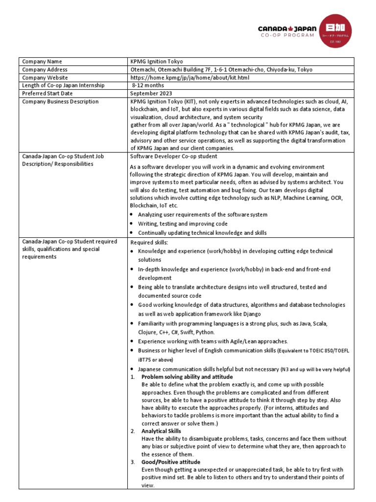 KPMG Ignition Tokyo F23 PDF Communication Compiler