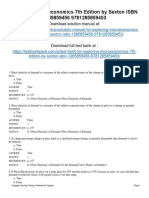 Exploring Microeconomics 7th Edition Sexton Test Bank 1