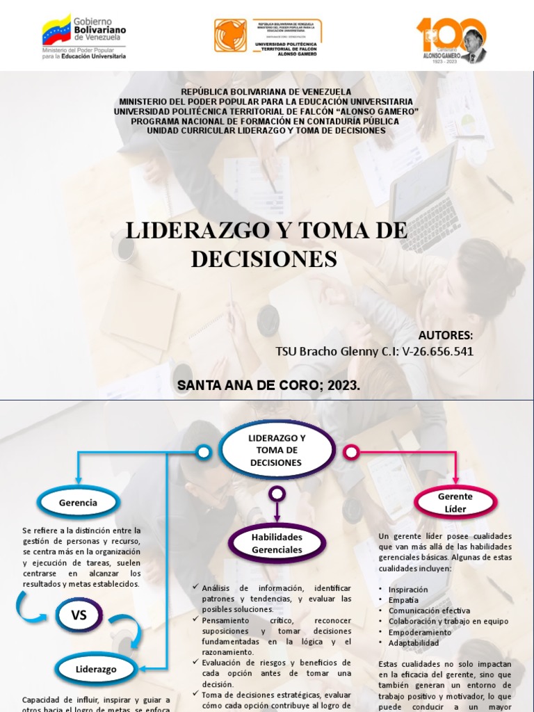 Liderazgo y Toma de Decisiones Efectivas | PDF | Toma de decisiones ...