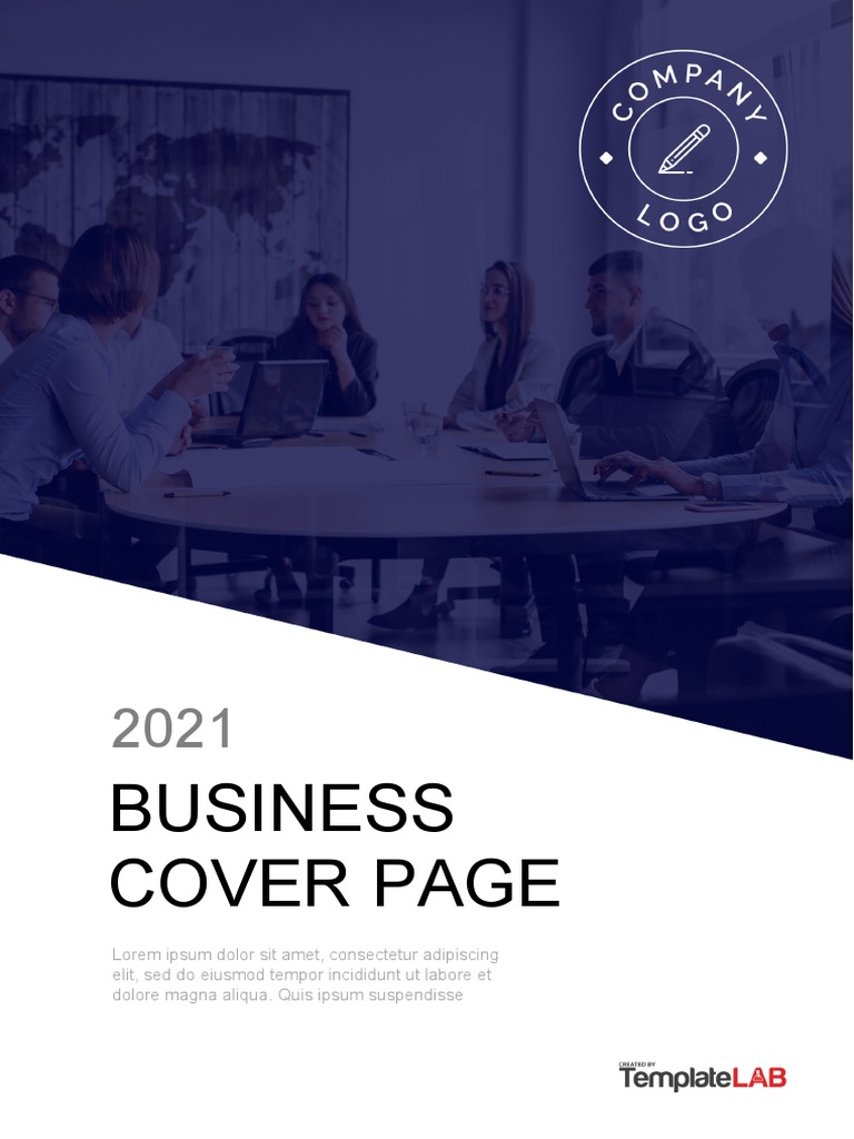 Business Cover Page Template | PDF