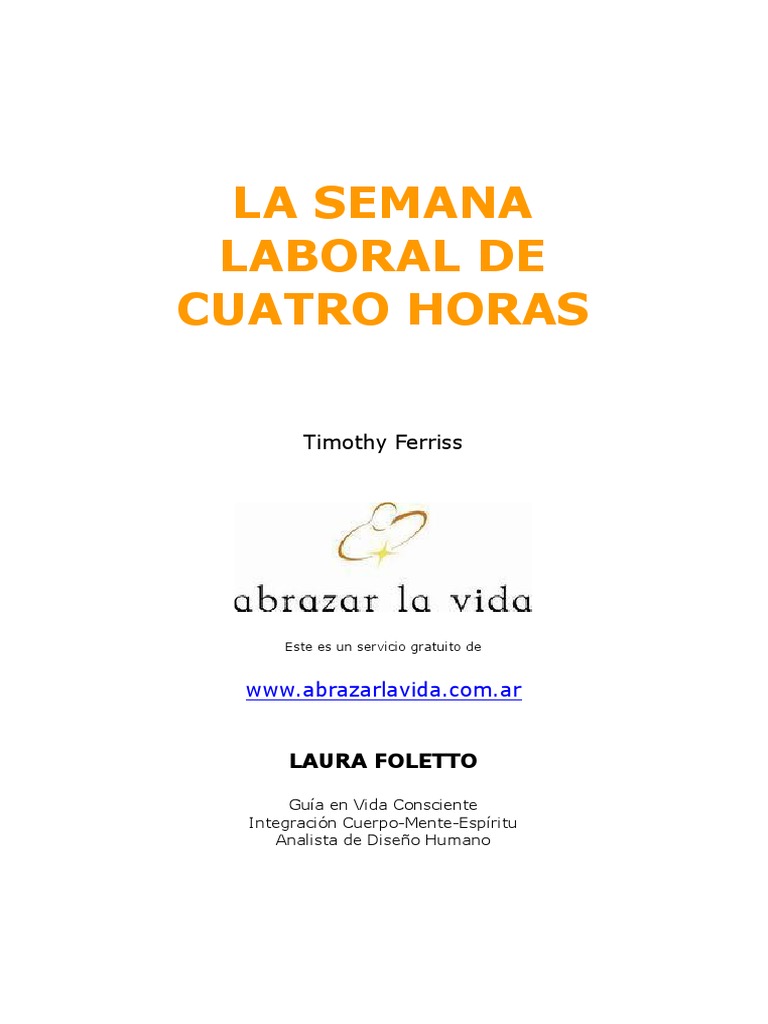 La Semana Laboral de 4 Horas PDF