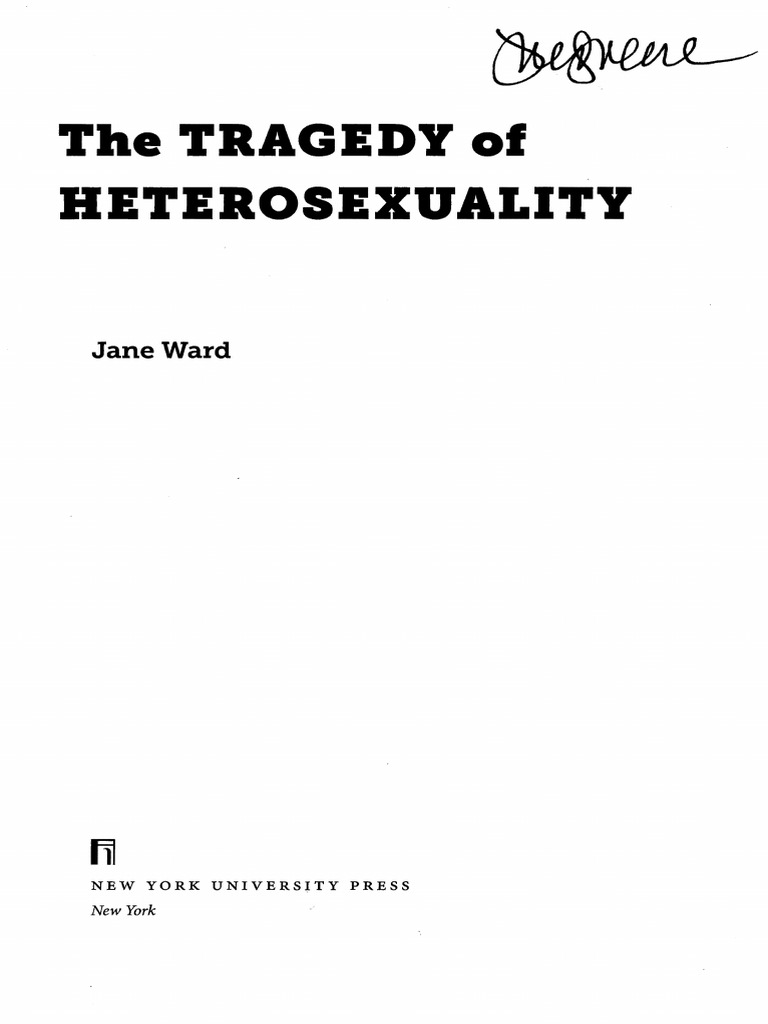 The Tragedy of Heterosexuality PDF Heterosexuality Marriage