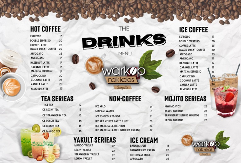 Desain Menu Warkop Naik Kelas | PDF