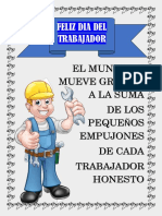 Afiche Del Dia Del Trabajador Leysi Inca