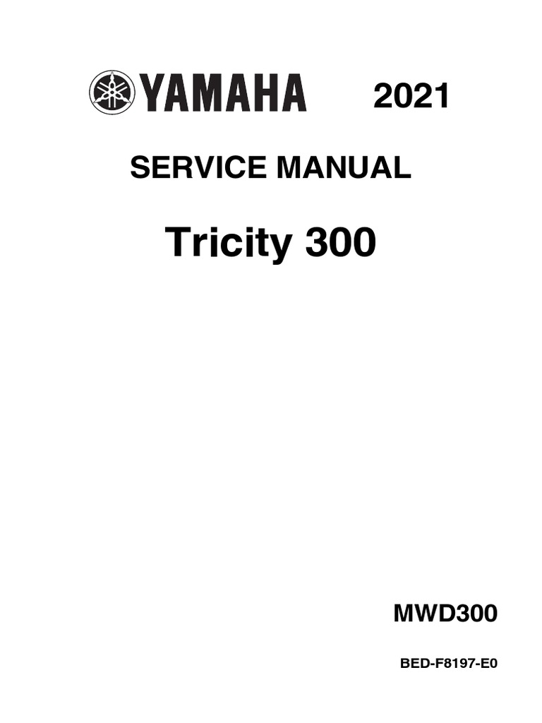 Service Manual Tricity 300 | PDF